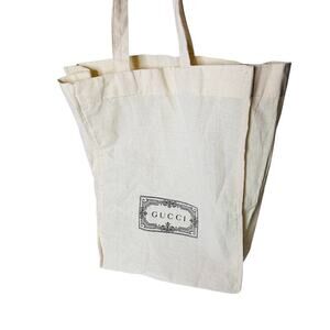 Gucci Cotton Shopping Gift Bag Off-White